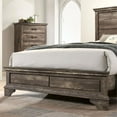thumbnail image 4 of Furniture of America Gafin Transitional Wood California King Panel Bed in Gray, 4 of 5