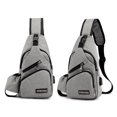 thumbnail image 2 of VANLOFE Crossbody Bag Chest Bag Shoulder Backpack With Charging Hole and Side Pocket for Men and Women, 2 of 7