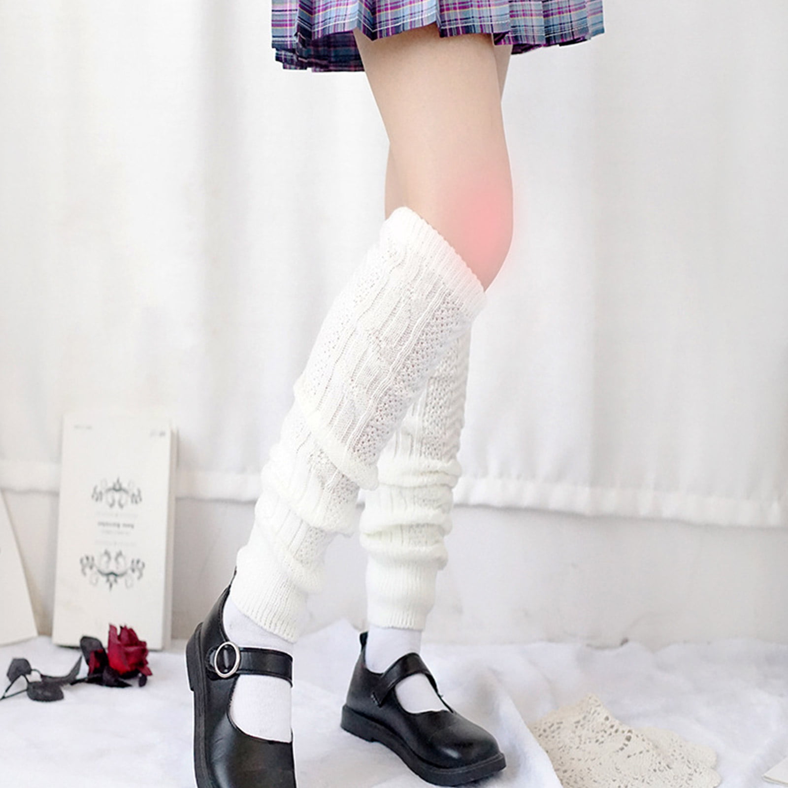 Lezen koppeling Cordelia BYDOT Women Loose Socks Japanese Student Girl's Sock White Leg Warmer  Stockings Lolita - Walmart.com