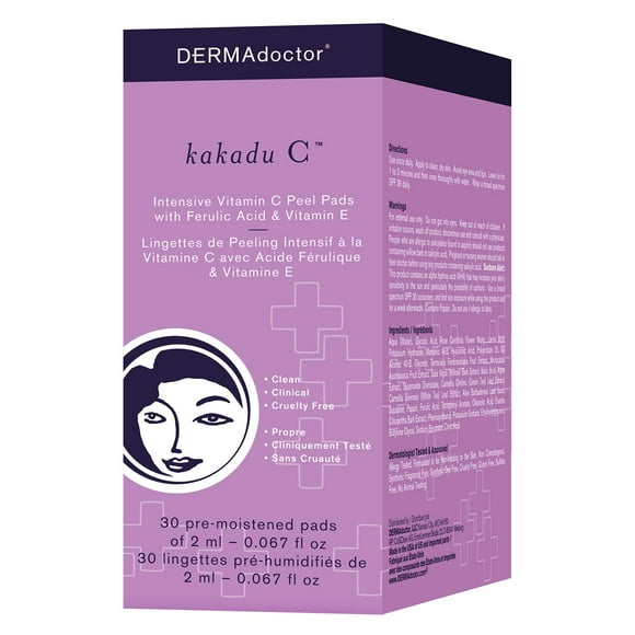 Peel Pad DermaDoctor Kakadu C Intensive Vitamina C x30