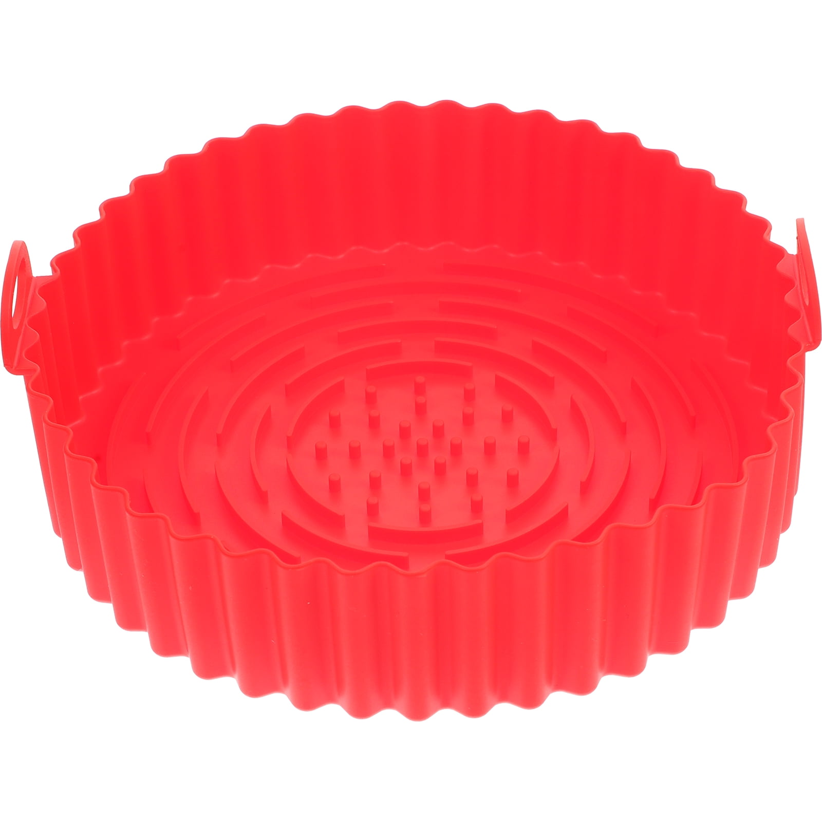Air Fryer Silicone Pot Reusable Air Fryer Baking Basket Air Fryer Accessory
