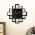 thumbnail image 6 of American Art Decor Picture Frame Collage Clock 12 Photo Display Slots Black, 20" x 20", 6 of 7