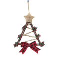 thumbnail image 1 of Lighted Christmas Wreath Decoration,grapevine Wreath For Front Door, 1 of 1