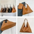 thumbnail image 7 of HLSOHJP Slouchy Hobo Bags for Women Tote Bag Retro PU Leather Crossbody Purse Soft Shoulder Purses 2pcs Work College Handbags, 7 of 7