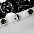 thumbnail image 4 of Homewish Bohemian Moon Sun Blackout Curtains Set of 2 (52x84 Each) For Female Men Teens,Universe Galaxy Window Curtains,Black White Curtains and Drapes,Ultra Soft Home Decor, 4 of 6