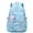 01Blue, variant on Heart Dot Print Polyester Backpack , Large Capacity Lightweight Casual Daypack with Breathable Padded Shoulder Straps, Multi-Pocket Storage Bag for Daily Commuting & Travel