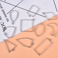 thumbnail image 4 of 10Pcs/Lot Alloy Charm Pendants Hollow Mold Frame DIY Crafts Handmade Bezel Mold, 4 of 6