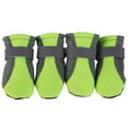 thumbnail image 1 of 4 Pcs Chaussures pour Chien Antidérapantes Semelle Souple Maille Respirante Sangles Réglables Bottes, 1 of 8