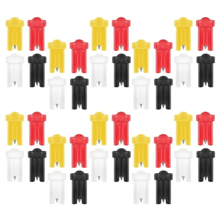 MLINS 40Pcs Lash Extension Glue Bottle Anti-blocking Needles Glue Bottle Pins Replacements