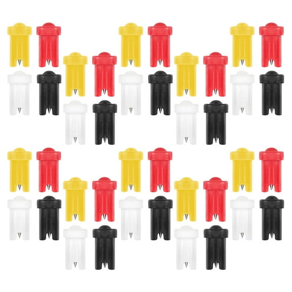 MLINS 40Pcs Lash Extension Glue Bottle Anti-blocking Needles Glue Bottle Pins Replacements