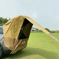 Universal SUV Camping Tent Portable MPV Camping Car Trunk Tent Two-Way Zipper SUV Awning Shelter Rear Sunshade Canopy