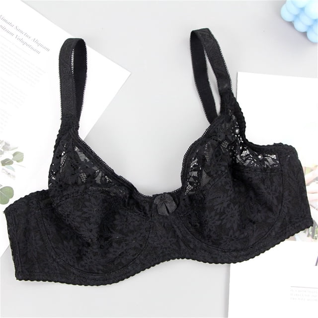 Plus Size Bras Bralette Crop Top Underwear Strapless Lace Lingerie
