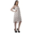 thumbnail image 5 of Moomaya Women Sundresses Tube Dress Printed Smocked Women Boho Knee Long Dress, 5 of 6