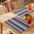 thumbnail image 4 of Modern Boho Art Placemats Set of 4 Colorful Abstract Bohemian Paisley Minimalist Place Mats Indoor Wipeable Table Mats Washable Dining Table Placemats for Kitchen Holiday Party Home Decor 13x19 Inch, 4 of 9