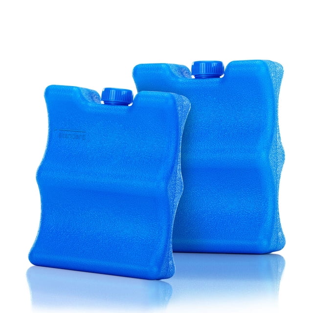 Paquete de hielo para leche materna Teamoy, paquete de 2 unidades para almacenamiento y transporte