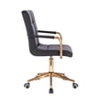 thumbnail image 3 of Silla de escritorio euroluce contemporary design color negro con brazo giratoria Altura ajustable, 3 of 4