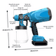 thumbnail image 2 of Portatil Pulverizador Pintura Inalámbrico 800ml 18v 550w Azul, 2 of 5