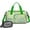 Green Dinosaurs Cacti-1, variant on Women Men Gym Bag,Green Dinosaurs Cacti Pattern Small Duffle Bag Spend the Night Bags for Women with Shoes Compartment Washbag,Detachable Shoulder Strap,19.7x8.3x11 Inches