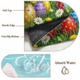 thumbnail image 2 of Easter Area Rug 6x9 Washable Rug Non Slip Bunny Colorful Eggs Spring Floral Botanical Large Area Rug Soft Stainresistant Indoor Floor Carpet for Living Room Bedroom Home Office Dining Room Nursery, 2 of 8