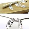 thumbnail image 4 of Minnieouse Almohadillas de silicona impermeables para anteojos, almohadillas transparentes para la nariz, accesorios para gafas de sol delgadas Lentes Trompeta 2.8cm Minnieouse AP007678-02, 4 of 6