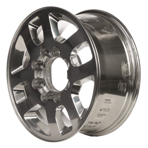 Pre-Owned Original Equipment Metallic Polished Aluminum Wheel 18 x 8 fits 2011-2018 Chevrolet Silverado 2500 (Good)