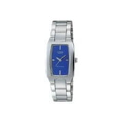 Angle View: Women's Blue Dial Watch, Stainless Steel Bracelet