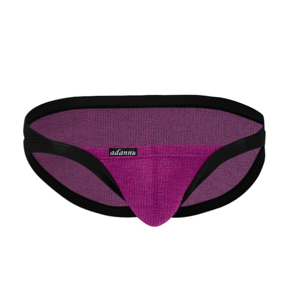 Akiihool Men Underwear Men's Total Support Pouch Boxer Brief (Hot Pink,M)