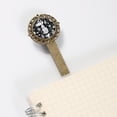thumbnail image 3 of Black and White Easter Lace Bookmark in Antique Bronze - Reading Accessories for Book Lovers, 3 of 5