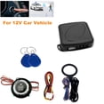 thumbnail image 3 of 12V car engine start button ignition keyless entry anti-theft lock alarm-, 3 of 3