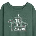 thumbnail image 3 of Barbie - Holidays & Christmas - Tis The Season In The Dreamhouse - Women's Lightweight French Terry Long Sleeve Shirt, 3 of 5