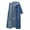 Blue, variant on Lovskoo 2024 Women's Spring Long Sleeve Denim Jean Jacket Button Down Shirt Distressed Casual Button Loose Hooded Trench Jacket Long Outerwear Blue