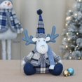 thumbnail image 3 of Decoración navideña para el hogar 2024, muñeco de nieve azul marino, linda muñeca, regalo para niños, decoraciones navideñas de Año Nuevo, Papá Noel, 3 of 5