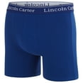 thumbnail image 2 of LINCOLN CARTER Men's Cotton Stretch Boxer Briefs, Pack of 4, Anti-Chafing, Soft, Cooling, Tagless - 2XL, Blue, 2 of 4