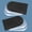Black Flocked Surface, variant on O/X Leg Alignment Gel Heel Inserts,3-Layer, Hidden Adjustable Half Pad, Self-Stick Soft Cushion Shock Absorbing, 1 Pairs, S/L