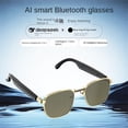 thumbnail image 5 of AI Smart Glasses, Polarized Sunglasses with Bluetooth Speaker, Real-Time Translation, Recording, AI Assistant Athletic/Outdoor UV Protection and Voice Control, 5 of 9