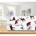 thumbnail image 2 of Sheet Set 3PC T Flannel Rustic Cabin Wildlife, 2 of 3
