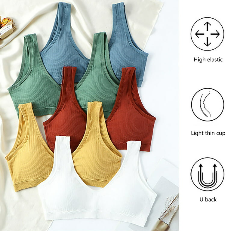 noarlalf bras for women women's 2 piece seamless lingerie halter no padding  bra and set lingerie for women