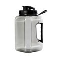 thumbnail image 4 of Tuvgenk Running Plastic Water Bottles Big Gym Water Bottles Gray Little Bucket Clear with Handle, 4 of 4
