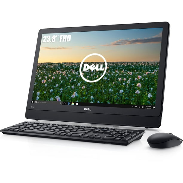 Dell WYSE 5470 23.8" FHD (1920 x 1080) All-in-One PC de sobremesa, Celeron J4105 de cuatro núcleos, 16GB DDR4 RAM, 512GB SSD, DisplayPort, teclado y ratón, Windows 10 Pro (reacondicionado)