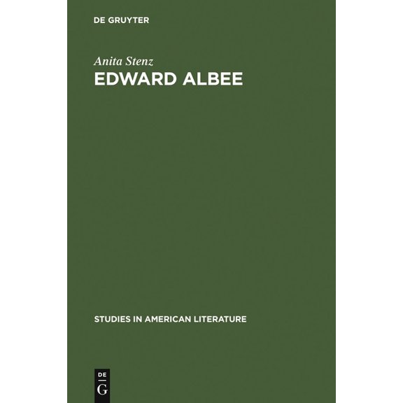 Studies in American Literature Edward Albee, Book 32, (Hardcover)