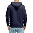 thumbnail image 4 of Graphic Hoodies For Men Y2K Casual Solid Color Hooded Sweater No Pockets Top Mens Hoodless Zip Up Sweatshirt, 4 of 5