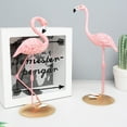 thumbnail image 3 of Cheers.US Pink Flamingo Ornaments Resin Figurines, Flamingo Figurine, Bird Knick Knacks Living Room Clearance Decor,Tropical Party Decor,Pink Room Decor, 3 of 7