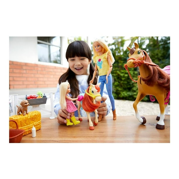 Set de Juego Barbie y Chelsea Diversión con Caballos Walmart en