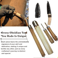 thumbnail image 3 of Obsidian Crafting FlintKnapping Tool,Stone Age Toolkit, FlintNapping Tools for Pros and Beginners FlintKnapping Tools A, 3 of 6