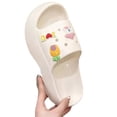 thumbnail image 5 of eva cartoon slippers cartoon slippers beach slippers Cute Cartoon Slippers Women Waterproof EVA Soft Casual Sandals Slides for Beach Party Shopping White 36-37 ANGGREK EA1713, 5 of 5