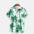 thumbnail image 4 of Camisetas de Lino para Hombres Vintage Bowling Manga Corta Cuello Cubano, Retro Playa Y Verano Hombre Manga Corta Botón Abajo Camisetas, 4 of 6