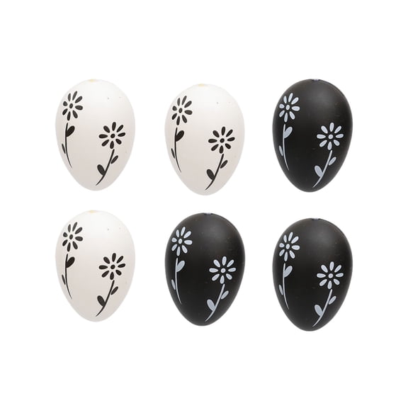 Mecorevxz 6Pcs Easter Eggs Hanging Decoration Creativeness Broken Eggs Easter Eggs Easter Decorations Scene Arrangement(B)