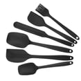 thumbnail image 3 of Juego de 6 espátulas de cocina resistentes al calor Strade Fareast Limited negro, 3 of 8