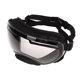 thumbnail image 5 of Gafas para perros Gafas de sol Marco negro Protección contra el viento y el polvo UV Hebilla Correa ajustable Gafas para mascotas para perros medianos o grandes Lente transparente, 5 of 10