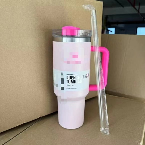 40oz Stanley Stainless Steel Car Cup With Handle Insulated Travel Mug